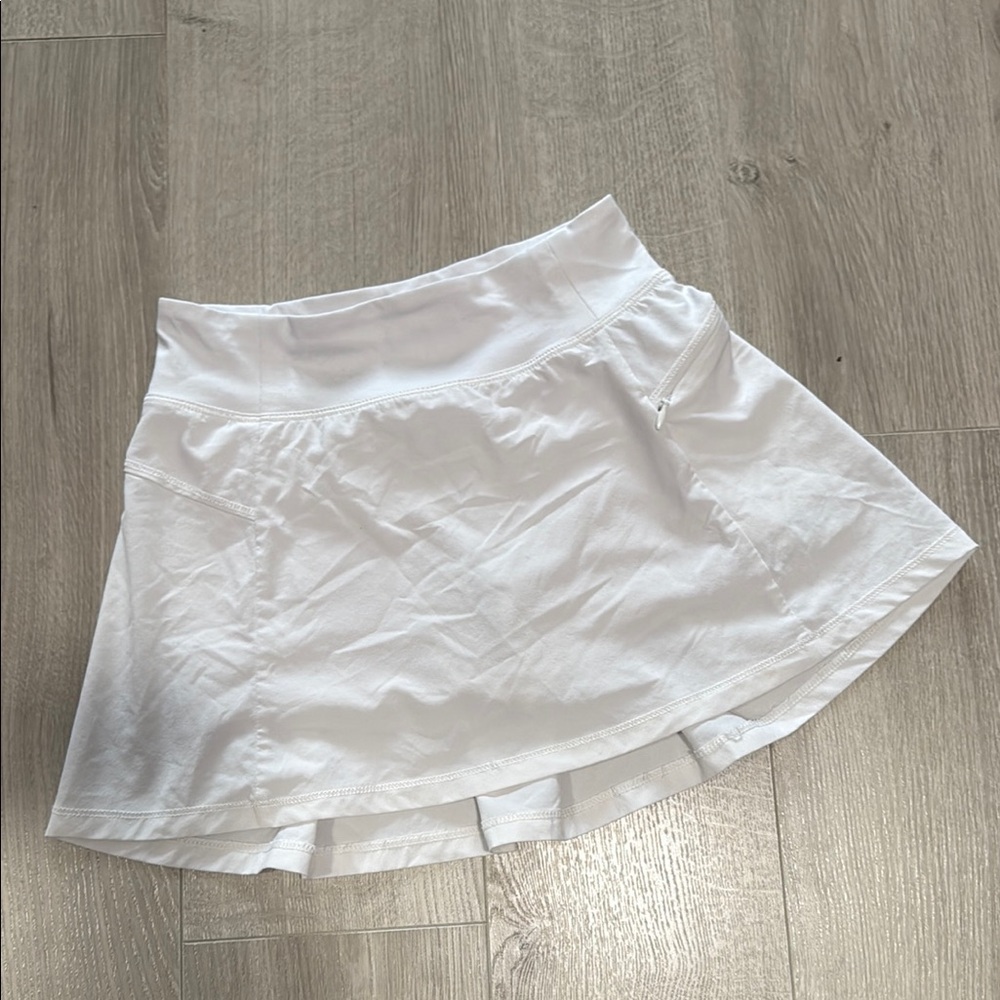 White Athletic Skort